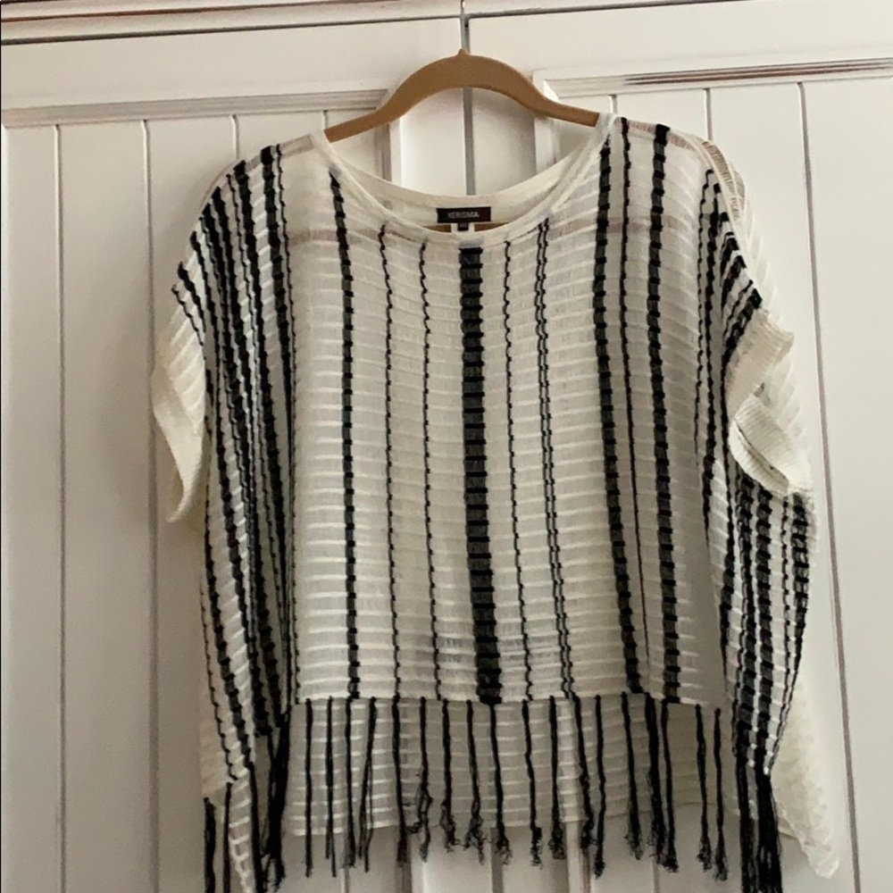 Woven crop top